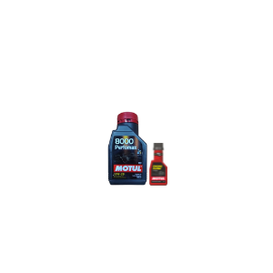 Motul 8000 Perfomax 0W20 500ml + 250ml Engine Flush Combo