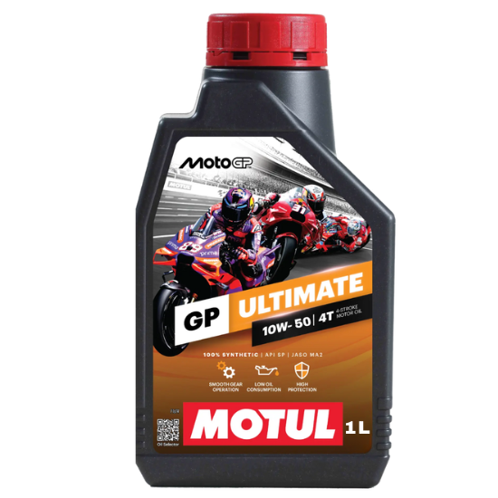 MOTUL Moto GP Ultimate 10W50 Fully Synthetic 4-Stroke Engine Oil for Bike (1 Litre)
