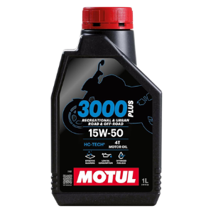 MOTUL 3000 4T Plus 15W50 API SN ENGINE OIL 1L