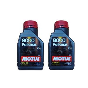 Motul 8000 PERFOMAX 0W-20 Full Synthetic Engine Oil (500ml x 2 Bottles)