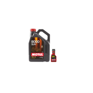 Motul 8000 SUV 5W30 3.5L + 250ml Engine Flush Combo Pack