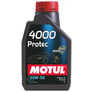 Motul 4000 Protec 20W-50 (1L) API SL Mineral Engine Oil