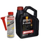 Motul 8100 X CESS 5W40 Engine Oil 5L And ADDITIVE System Clean Diesel