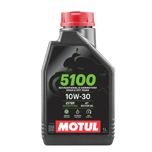 MOTUL 5100 4T 10W30 SYNTHETIC ENGINE OIL 1L