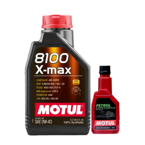 Motul 8100 0W40 4L and ISystem Clean Combo