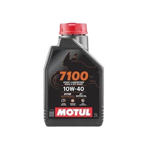 Motul 7100 4T Fully Synthetic 10W-40 Petrol Engine Oil for Bikes (1 L)