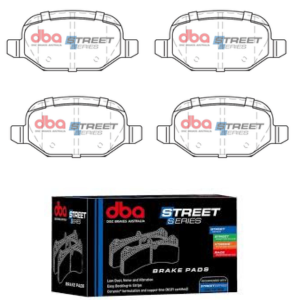 Rear Brake Pad for Fiat Abarth Punto in dba