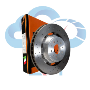 Brake Kraft Rear Rotor Disc for Volkswagen Jetta III 1K2