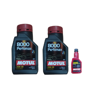 Motul 8000 PERFOMAX 5W-30 (500ml x2) & Diesel System Clean 200ml