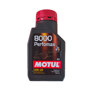 Motul 8000 Perfomax 0W20 Synthetic Engine Oil 500 ML