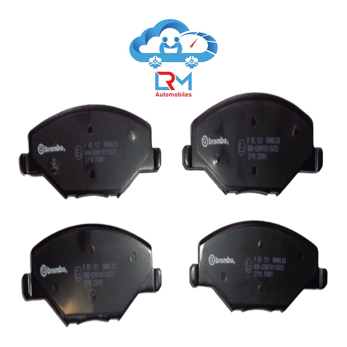 Brembo Front Disc Brake Pad Set | For Volkswagen Ameo, Skoda Rapid & Fabia