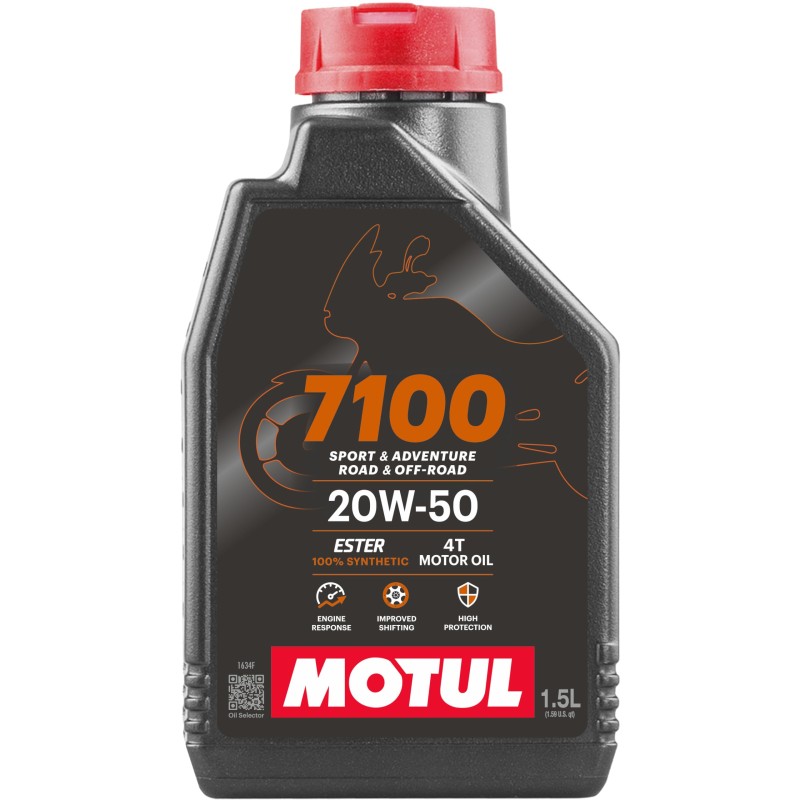 Motul 7100 4T 20W50 API SN Fully Synthetic Engine Oil 1500ML