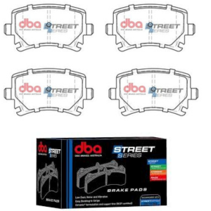 Rear Brake Pad for Volkswagen Passat B7 362 in dba