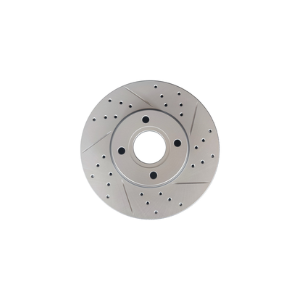 Brake Kraft Rear Brake Rotor Disc for Fiat Linea T-Jet & Abarth Punto (2007-2012) - Vented OEM Replacement